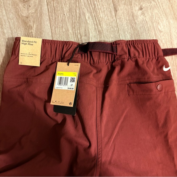 Nike ACG Smith Summit Cargo Pants Women’s Small Burgundy Red - Picture 5 of 10